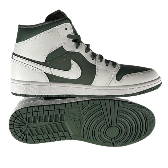 Size 9.5 - Air Jordan 1 Mid Summit White/Vintage NWT main image 13